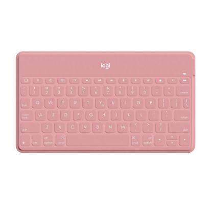 Picture of Logitech Keys-To-Go Keyboard - Wireless Connectivity -  iPad, iPhone, Apple TV - iOS - Scissors Keyswitch - Blush