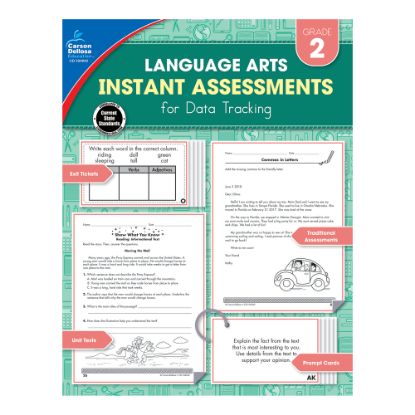 Picture of Carson-Dellosa Instant Assessments For Data Tracking Language Arts Resource Book, Grade 2