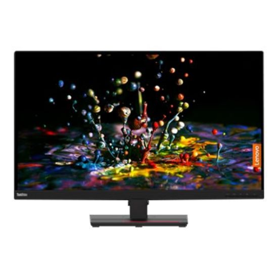 Picture of Lenovo ThinkVision P32P-20 31.5in 4K UHD WLED LCD Monitor - 16:9 - Raven Black - 32in Class - 3840 x 2160 - 1.07 Billion Colors - 350 Nit Typical - 4 ms Extreme Mode - 60 Hz Refresh Rate - HDMI - DisplayPort - USB Hub, KVM Switch