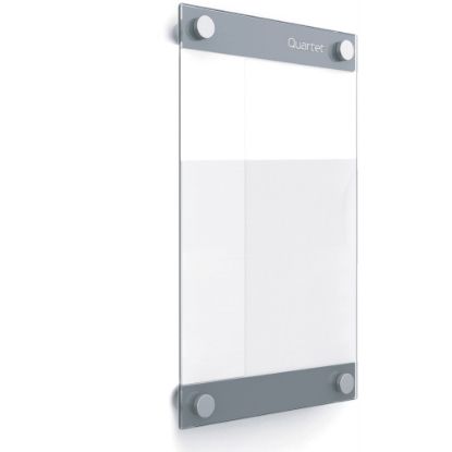 Picture of Quartet Infinity Customizable Unframed Dry-Erase Whiteboard, 11in x 17in, Clear/White