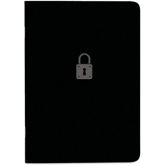 Picture of Rediform Password Notebook, 64 Pages, Black