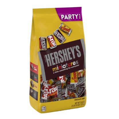 Picture of Hersheys Miniatures Chocolate Candy Assortment, 35.9 Oz