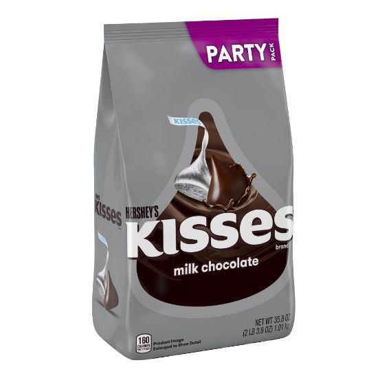 Picture of Hersheys Kisses Milk Chocolate Candy, 35.8 Oz Bag