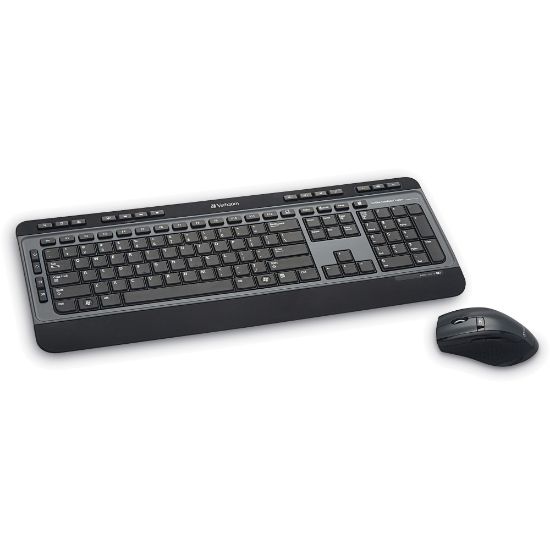 Picture of Verbatim Wireless Multimedia Keyboard and 6-Button Mouse Combo, Black