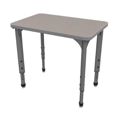 Picture of Marco Group Apex Series Adjustable 30inW Student Desk Student Desk, Gray Nebula/Gray