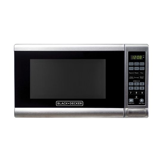 Picture of Black+Decker EM720CFO-PM 0.7 Cu Ft Digital Microwave, Stainless Steel