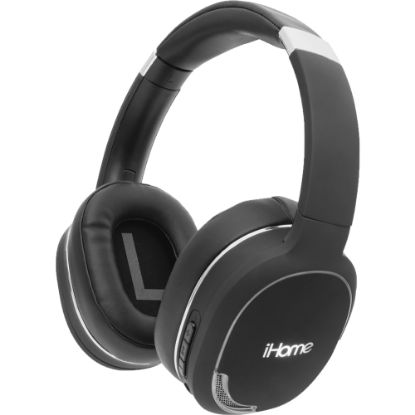 Picture of iHome TX-56 True Wireless Bluetooth Over-Ear Headphones, Black