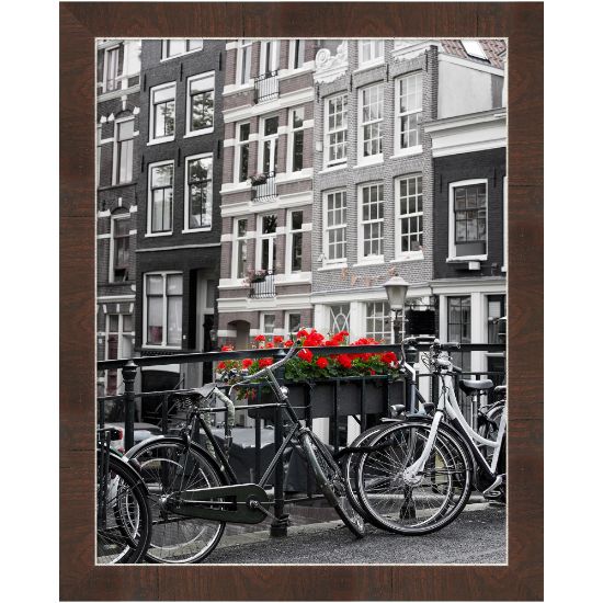 Picture of Amanti Art Narrow Picture Frame, 31in x 25in, Matted For 22in x 28in, Wildwood Brown