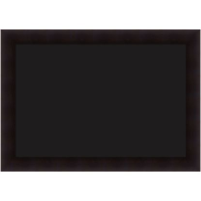 Picture of Amanti Art Liquid Chalk Marker Board, 30in x 42in, Black, Portico Espresso Brown Wood Frame