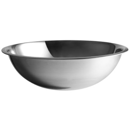 Picture of Hoffman Heavy-Duty Stainless Steel Mixing Bowls, 13 Qt, Case Of 24 Bowls