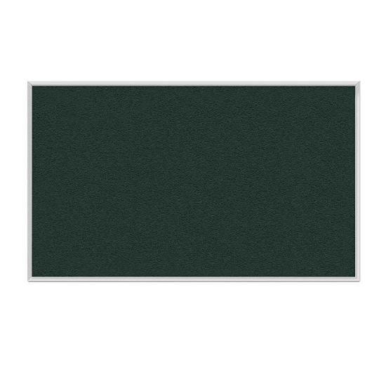 Picture of Ghent Aluminum Frame Vinyl Bulletin Board, 24in x 24in, Ebony, Satin Frame