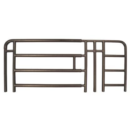 Picture of Medline Full Rails For Home Care Beds, 4-Bar, Brown, Pair Of 2