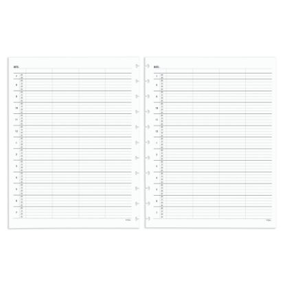 Picture of TUL Discbound Daily Appointment Refill Pages, 4-Person Group Appointments, Letter Size, Undated, 50 Sheets