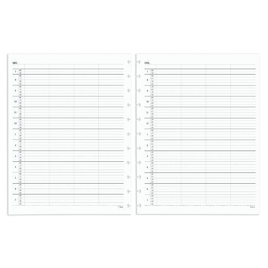 Picture of TUL Discbound Daily Appointment Refill Pages, 4-Person Group Appointments, Letter Size, Undated, 50 Sheets