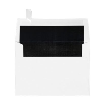 Picture of LUX Invitation Envelopes, A7, Peel & Stick Closure, Black/White, Pack Of 1,000