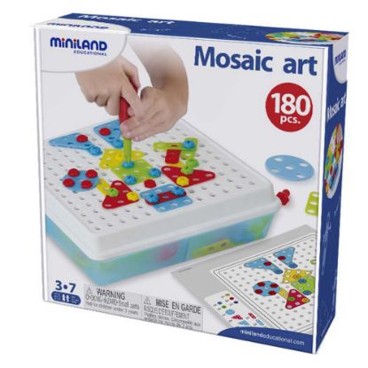 Picture of Miniland Educational 180-Piece Mosaic Art Set