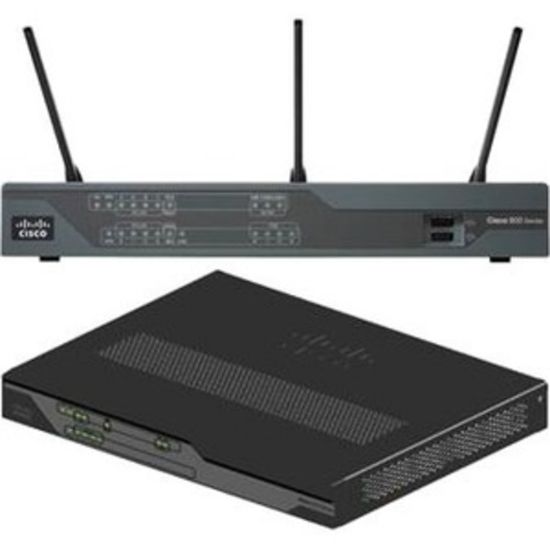 Picture of Cisco 891F Gigabit Ethernet Security Router with SFP - 11 Ports - 8 RJ-45 Port(s) - Management Port - 1 - 512 MB - Gigabit Ethernet - Desktop