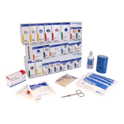 Picture of First Aid Only Smart Compliance 50-Person RetroFit Grid With Medications, 7-1/2inH x 14-3/4inW x 12inD