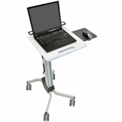 Picture of Ergotron Neo-Flex Metal Laptop Cart Workstation, 47-8/10inH x 28-8/10inW, Gray