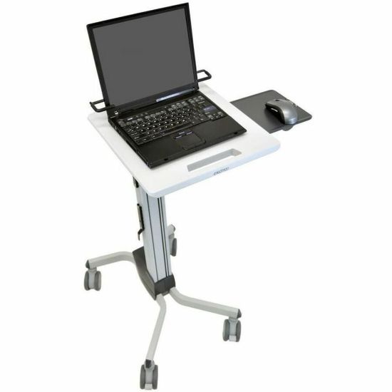 Picture of Ergotron Neo-Flex Metal Laptop Cart Workstation, 47-8/10inH x 28-8/10inW, Gray