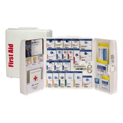 Picture of First Aid Only 50-Person Smart Compliance First Aid Cabinet Without Medications, White