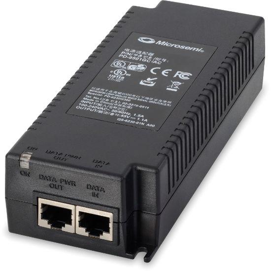 Picture of Microsemi 1 port, 60W, IEEE 802.3bt-compliant indoor PoE midspan