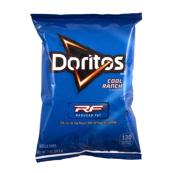 Picture of Doritos Reduced Fat Cool Ranch Chips, 1 Oz, Pack Of 72