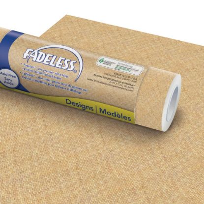 Picture of Pacon Fadeless Bulletin Board Art Paper, 48in x 12ft, Wicker, Pack Of 4 Rolls