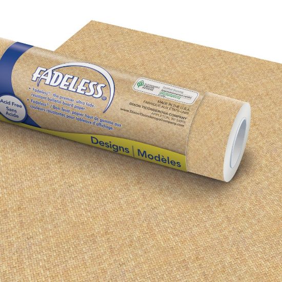 Picture of Pacon Fadeless Bulletin Board Art Paper, 48in x 12ft, Wicker, Pack Of 4 Rolls