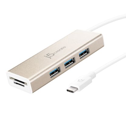 Picture of j5create USB-C 3-Port HUB, JCH347