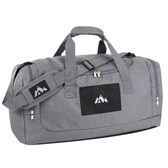 Picture of Trailmaker Polyester Duffel Bag, 12inH x 22inW x 11-1/2inD, Gray