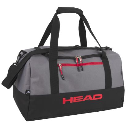 Picture of HEAD Polyester Duffel Bag, 12inH x 20inW x 11-1/2inD, Gray