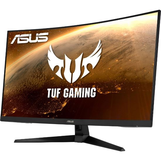 Picture of TUF VG32VQ1B 32in Class WQHD Curved Screen Gaming LCD Monitor - 16:9 - Black - 31.5in Viewable - Vertical Alignment (VA) - LED Backlight - 2560 x 1440 - 16.7 Million Colors - FreeSync Premium - 250 Nit Maximum - 1 ms - MPRT Refresh Rate - Speakers