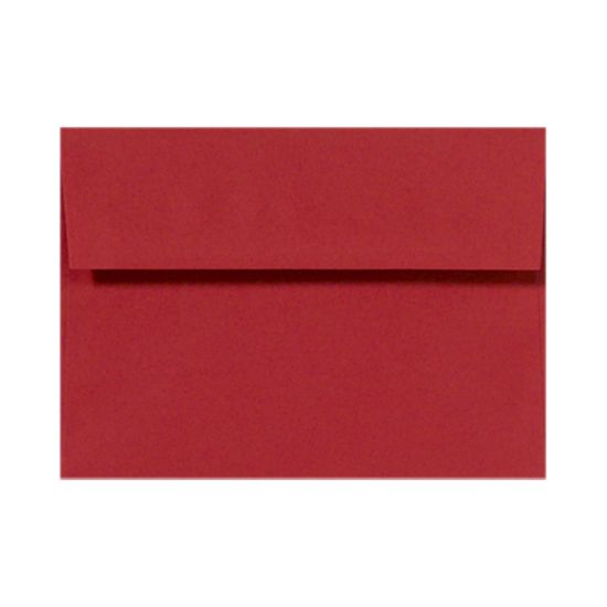 Picture of LUX Invitation Envelopes, #4 Bar (A1), Peel & Press Closure, Ruby Red, Pack Of 1,000