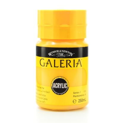 Picture of Winsor & Newton Galeria Flow Formula Acrylic Colors, 250 mL, Cadmium Yellow Deep Hue, 115, Pack Of 2