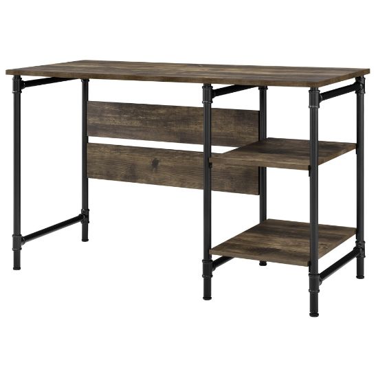 Picture of Ameriwood Home Carter 47inW Single-Pedestal Computer Desk, Rustic