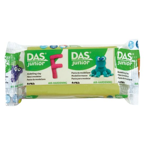 Picture of Das Junior Air-Drying Modeling Clay Blocks, 3.5 Oz, Light Green