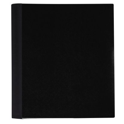 Picture of Office Depot Brand Stellar Notebook With Spine Cover, 8-1/2in x 11in, 1 Subject, College Ruled, 100 Sheets, Black