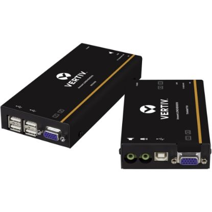 Picture of Avocent LV 3000 Series High Quality KVM Extender Kit with Receiver & Transmitter - LongView, Single Display, 1920x1200 VGA, USB, Audio, 300m Extender