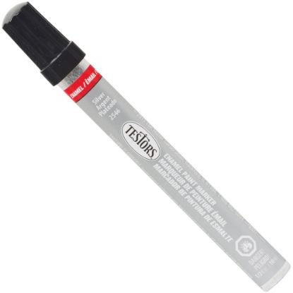 Picture of Testors Enamel Markers, 5-5/8in, Silver, Pack Of 12 Markers