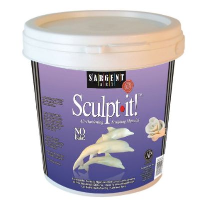 Picture of Sargent Art Sculpt it Air-Hardening Sculpting Material, 2 Lb, White