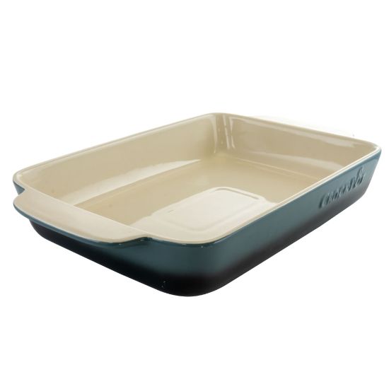 Picture of Crock-Pot Artisan Stoneware Bake Pan, 5.6 Quart, Blue