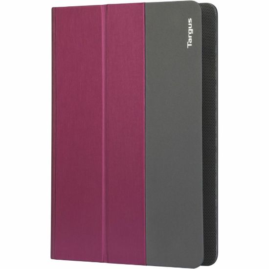 Picture of Targus Fit-N-Grip Folio Carrying Case For 7 - 8.5in Tablets, 10inH x 7.3inW x 0.6inD, Purple, THZ66207GL