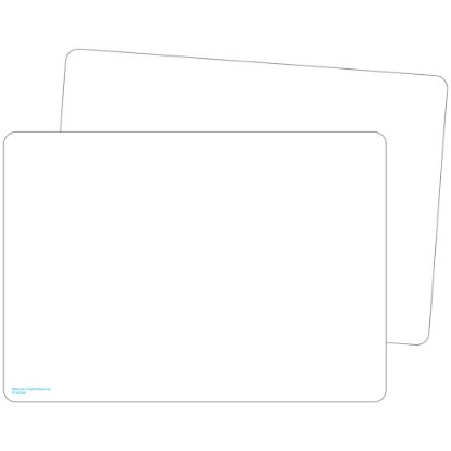 Picture of Teacher Created Resources Double-Sided Premium Blank Dry-Erase Boards, 8-1/4in x 11-3/4in, White, Pack Of 10 Boards