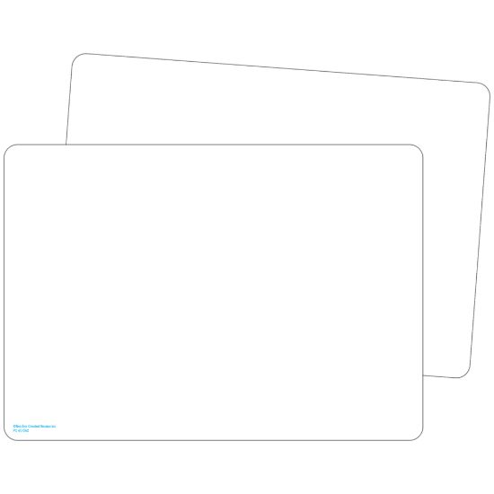 Picture of Teacher Created Resources Double-Sided Premium Blank Dry-Erase Boards, 8-1/4in x 11-3/4in, White, Pack Of 10 Boards