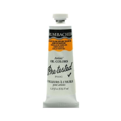 Picture of Grumbacher P060 Pre-Tested Artists Oil Colors, 1.25 Oz, Diarylide Yellow, Pack Of 2