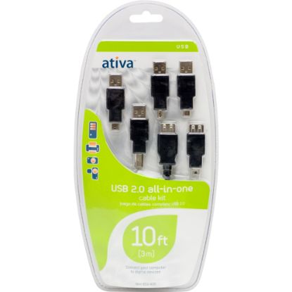 Picture of Ativa 6-In-1 USB Cable Kit