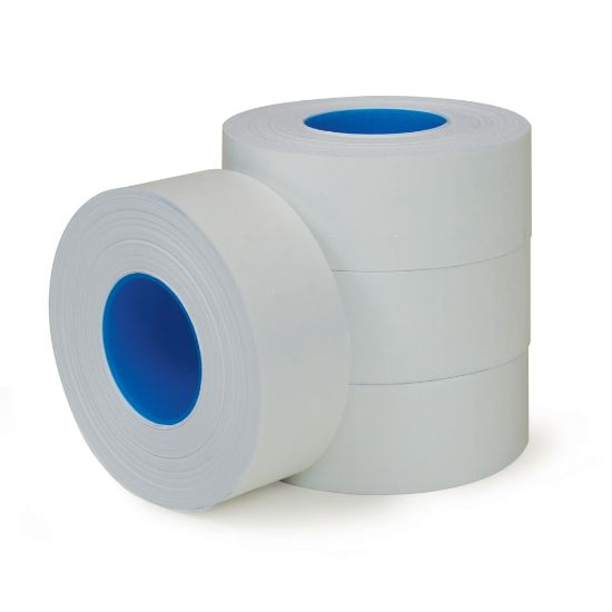 Picture of Office Depot Brand 2-Line Price-Marking Labels, White, 1,000 Labels Per Roll, Pack Of 4 Rolls