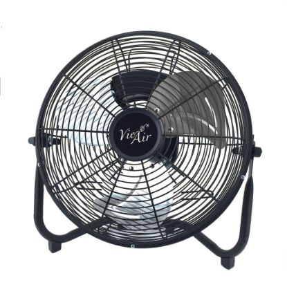 Picture of Vie Air 18in 3-Speed High-Velocity Floor Fan, 21inH x 21-1/2inW x 10inD, Black