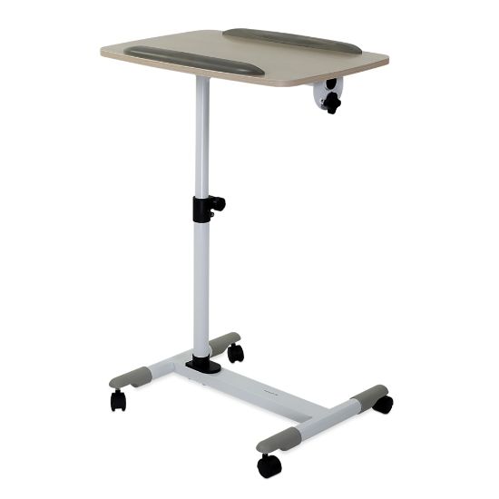 Picture of Mount-It! MI-7946 Laptop Cart Mobile Workstation, 34-1/8inH x 18-5/8inW x 6-1/8inD, Black